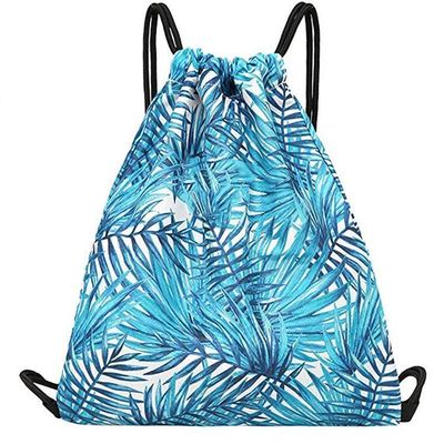 Acceptabile OEM/ODM Piccolo sacchetto a corda di nylon ripiegato in poliestere per palestra e viaggi