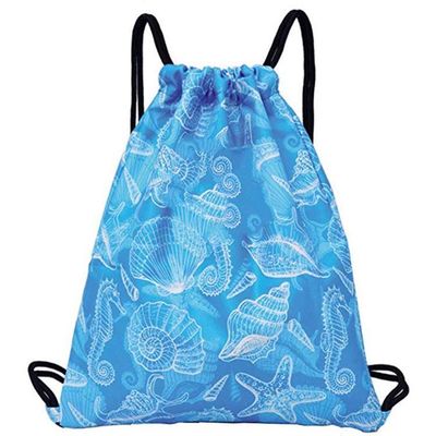 Acceptabile OEM/ODM Piccolo sacchetto a corda di nylon ripiegato in poliestere per palestra e viaggi