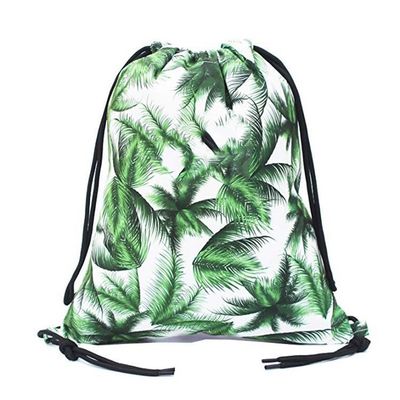 Acceptabile OEM/ODM Piccolo sacchetto a corda di nylon ripiegato in poliestere per palestra e viaggi