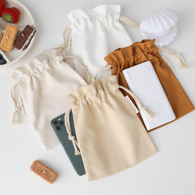 Borsa a corda di cotone naturale eco-friendly durevole colore personalizzato e cotone biologico