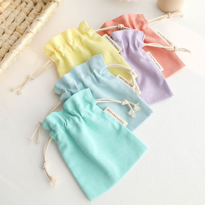 Borsa a corda di cotone naturale eco-friendly durevole colore personalizzato e cotone biologico