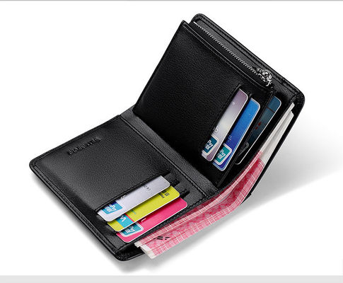 Portafoglio uomo bifold multifunzionale Nuovo design alla moda per viaggi e affari