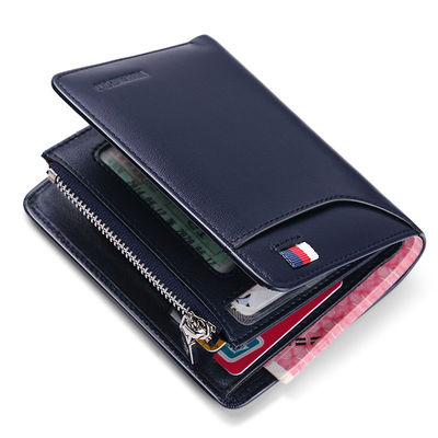 Portafoglio uomo bifold multifunzionale Nuovo design alla moda per viaggi e affari