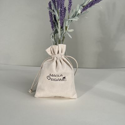 Piccolo sacchetto da shopping in cotone riutilizzabile con colore personalizzato