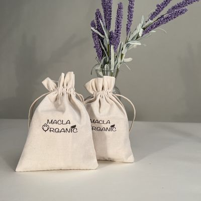 Piccolo sacchetto da shopping in cotone riutilizzabile con colore personalizzato