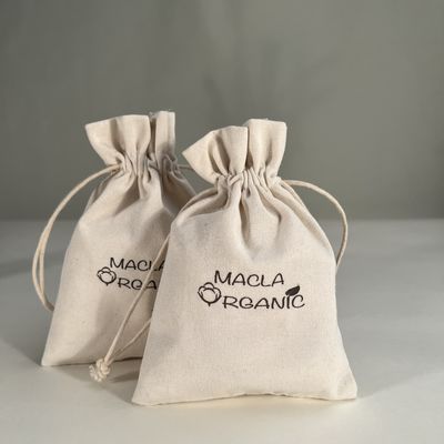 Piccolo sacchetto da shopping in cotone riutilizzabile con colore personalizzato