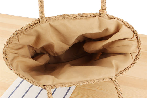 Colore personalizzato Moda Borsa da spiaggia estiva Donna Donna Paglia Messaggero Borse a mano Borse da spalla Borse da mano