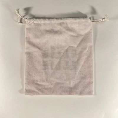 Logo personalizzato stampato tela organica cotone sacchetto a corda per gioielli imballaggio domanda