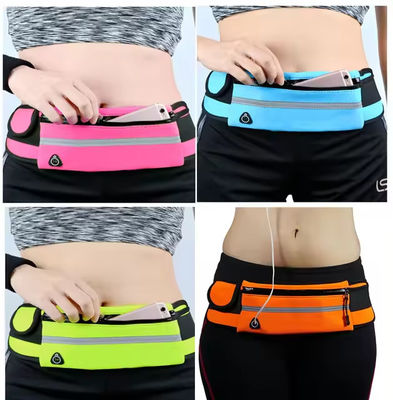 Neoprene all'aria aperta impermeabile escursioni in bicicletta cintura da corsa cintura tasca colore personalizzato