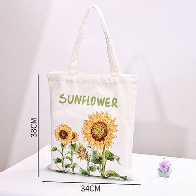 Logo personalizzato Borsa a tela a manubrio nero 100% cotone per le vostre esigenze commerciali