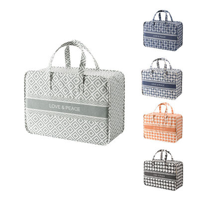 Borsa di stoccaggio di cotone di lino neutrale per il genere per abiti di moda coperte Viaggi Moving