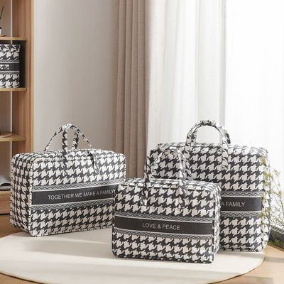 Borsa di stoccaggio di cotone di lino neutrale per il genere per abiti di moda coperte Viaggi Moving