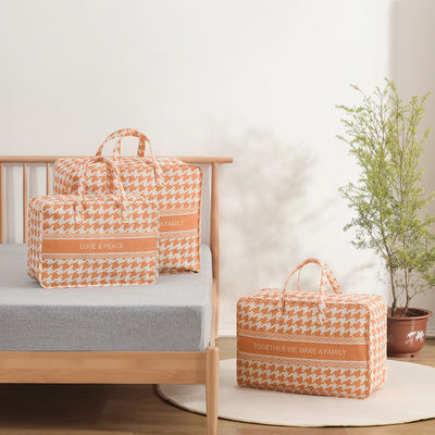 Borsa di stoccaggio di cotone di lino neutrale per il genere per abiti di moda coperte Viaggi Moving