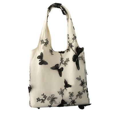 Materiale di rivestimento in poliestere unisex versione coreana Borsa per spalla di mucca con stampa farfalla