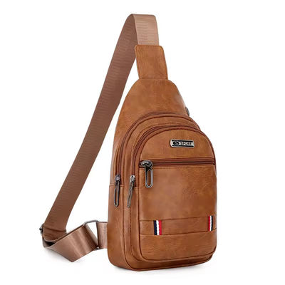 Logo personalizzato Moda Uomo PU Pelle Borse da lavoro per viaggi all'aperto