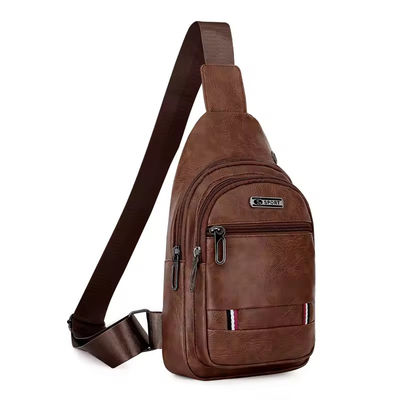 Logo personalizzato Moda Uomo PU Pelle Borse da lavoro per viaggi all'aperto