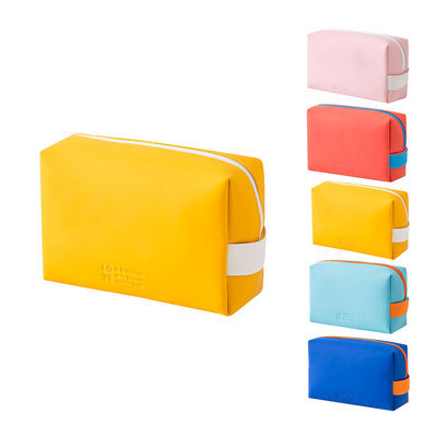 Multifunzione Portatile Donna PU Pelle Bag Cosmetico Organizzatore