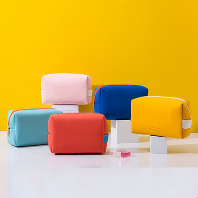 Multifunzione Portatile Donna PU Pelle Bag Cosmetico Organizzatore