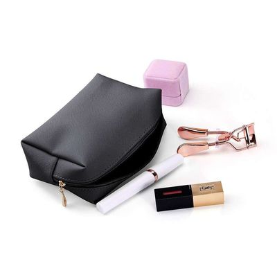 Taschino cosmetico non tessuto Borsa di cerniera resistente Lavabile Eco-friendly Rosa OEM/ODM