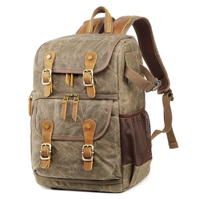 Zaino per fotocamera personalizzato con logo ecologico Zaino per reflex digitale e laptop in colore personalizzato