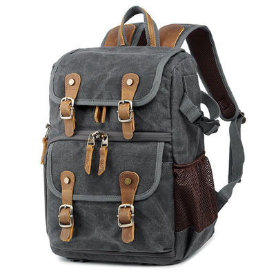 Zaino per fotocamera personalizzato con logo ecologico Zaino per reflex digitale e laptop in colore personalizzato