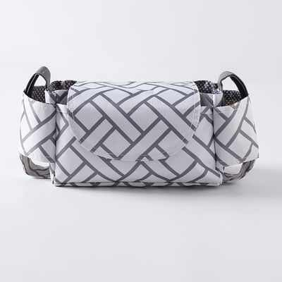 Practical Daily Diaper Bag Stroller Hanging Bag con impronte di animali e grande spazio di archiviazione