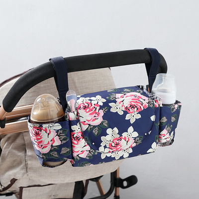 Practical Daily Diaper Bag Stroller Hanging Bag con impronte di animali e grande spazio di archiviazione
