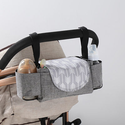 Practical Daily Diaper Bag Stroller Hanging Bag con impronte di animali e grande spazio di archiviazione