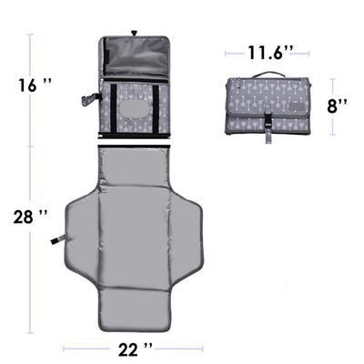 Borsa per pannolini per bambini di colore personalizzato Borse per pannolini di moda Nappy Bag bag bag con modello solido