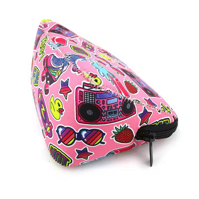Logo personalizzato Neoprene Sublimazione Borsa Cosmetica Borse di trucco per borse da mano per donne