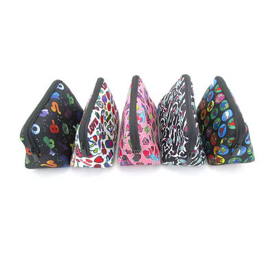 Logo personalizzato Neoprene Sublimazione Borsa Cosmetica Borse di trucco per borse da mano per donne