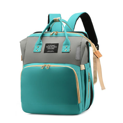 Moda pratica multifunzione grande capacità impermeabile Bambino pannolino borsa con letto