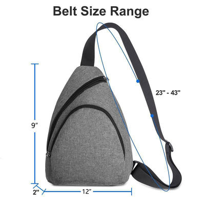 Stile Borsa Tote su misura Borsa sportiva in nylon unisex Borsa idraulica Fanny Pack Borsa per messaggeri