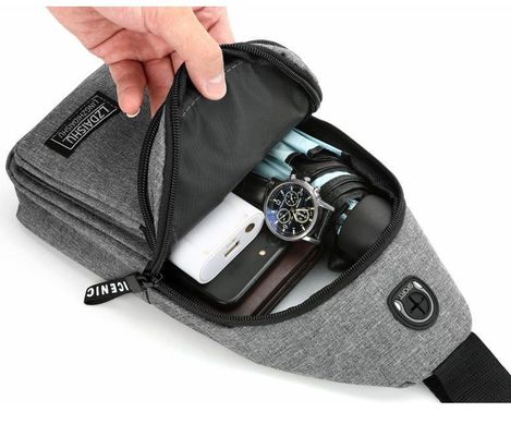 Borsa per messaggeri con logo personalizzato, ideale per ufficio casuale o uscite di appuntamento per uomini