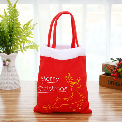Nuovi stili di moda Red Velvet Backpacks natalizi per bambini per imballaggio
