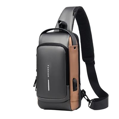 2023 Ultima moda Borsa da uomo Crossbody con design impermeabile e logo personalizzato