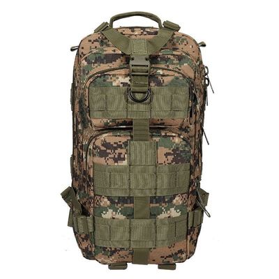 Zaino tattico in nylon da 30L con tasca a cerniera interna e cintura a spalla arcuata