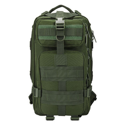 Zaino tattico in nylon da 30L con tasca a cerniera interna e cintura a spalla arcuata