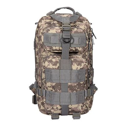 Zaino tattico in nylon da 30L con tasca a cerniera interna e cintura a spalla arcuata