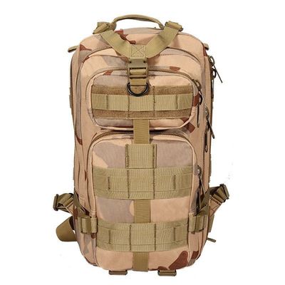 Zaino tattico in nylon da 30L con tasca a cerniera interna e cintura a spalla arcuata