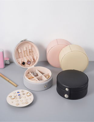 Gioielleria Cassa Velvet Viaggio Gioielleria Box Organizzatore Con colore personalizzato per il beneficio