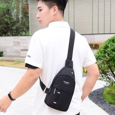 Gioventù Borsa Unisex Piccolo Zaino per Sport Tendenza Colore Solido Borsa Messaggero a Spalla Singola