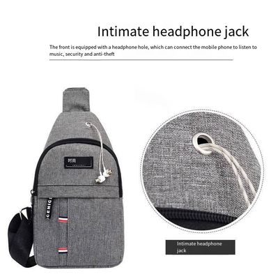 Gioventù Borsa Unisex Piccolo Zaino per Sport Tendenza Colore Solido Borsa Messaggero a Spalla Singola