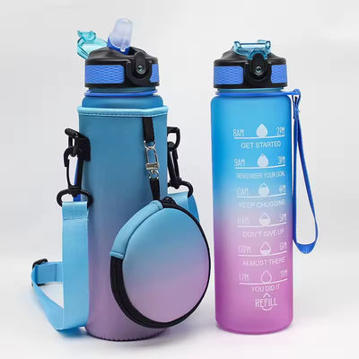 Dispositivo per il raffreddamento di bottiglie d'acqua in neoprene con cintura e borsa regolabili