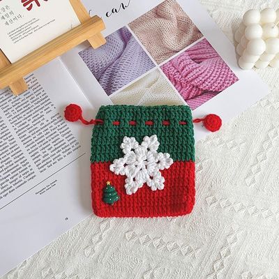 Borsa da tasca a cravatta fatta a mano Borsa da tasca a crochet fatta a mano Borsa da tasca a crochet fatta a mano Borsa da tasca a crochet fatta a mano Borsa da borsa a crochet fatta a mano Borsa da tasca a crochet fatta a mano Borsa da tasca fatta a mano Borsa da cambio di Natale Borsa da moneta Borsa da moneta Regali di Natale