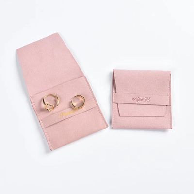 Logo personalizzato Orecchini a dadi piccoli Braccialetti Colletti Polvere di velluto Sacchetto di imballaggio per regalo
