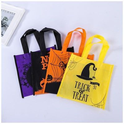 Decorazioni di Halloween Requisiti Bambino Portabile Pumpkin Stoff Candy Bag per Kids Party