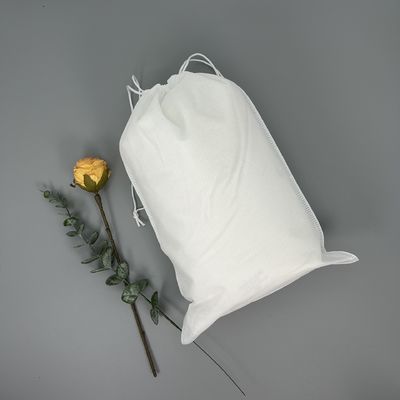 Logo personalizzato Borsa a corda non tessuta per regali imballaggio di viaggio chiusura tipo cerniera
