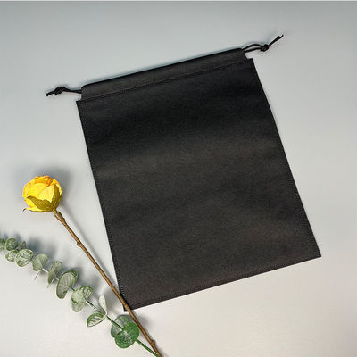Logo personalizzato Borsa a corda non tessuta per regali imballaggio di viaggio chiusura tipo cerniera