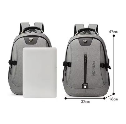 Materiale principale Oxford Custom Logo Zaino scolastico USB per sport casuali e laptop